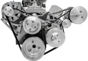 March Performance 22070: Standard Mount Serpentine Conversion Kit SB-Chevy - Long Water Pump