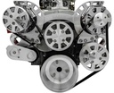 March Performance 21615: 21615 Small Block Chevy Sport Track Ultra Serpentine System - AC & PS - GMT2