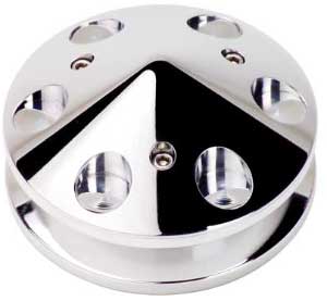 Billet Specialties 85120: Alternator Pulley - Polished 6-Hole GM, Delco, and Ford