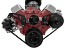 March Performance 22017-08: Chevy Small Block Serpentine Drive Kit With Saginaw Press Fit Style Power Steering Pump