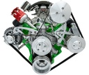 March Performance 40550: Deluxe High Water Flow Serpentine Pulley BB-Chrysler 426-440 with A/C and Saginaw Keyway Power Steering Pump