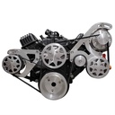 All American Billet SCK-SBC-301: Serpentine Conversion Kit for Small Block Chevy [Machined]