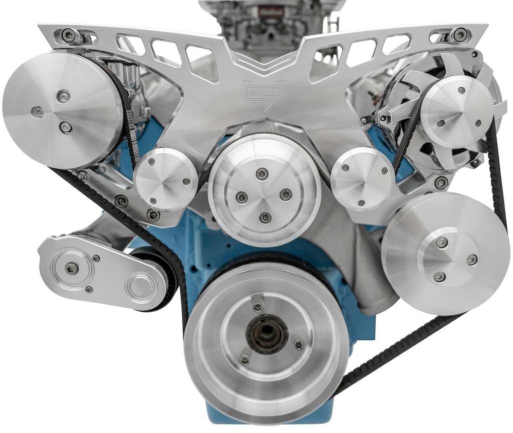 March Performance 19050: Style Track Pulley System Ford FE 352-428