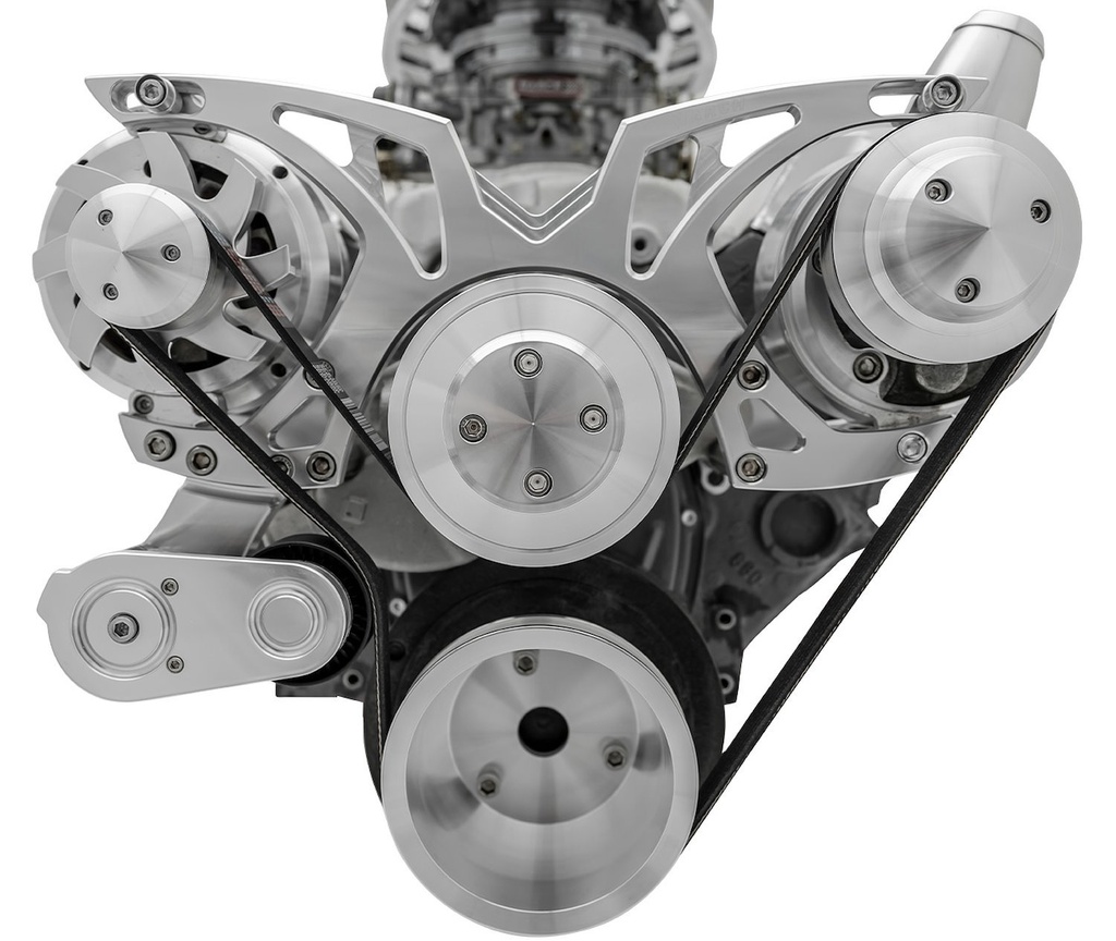 March Performance 21185: Style Track Pulley System Small Block Chevy