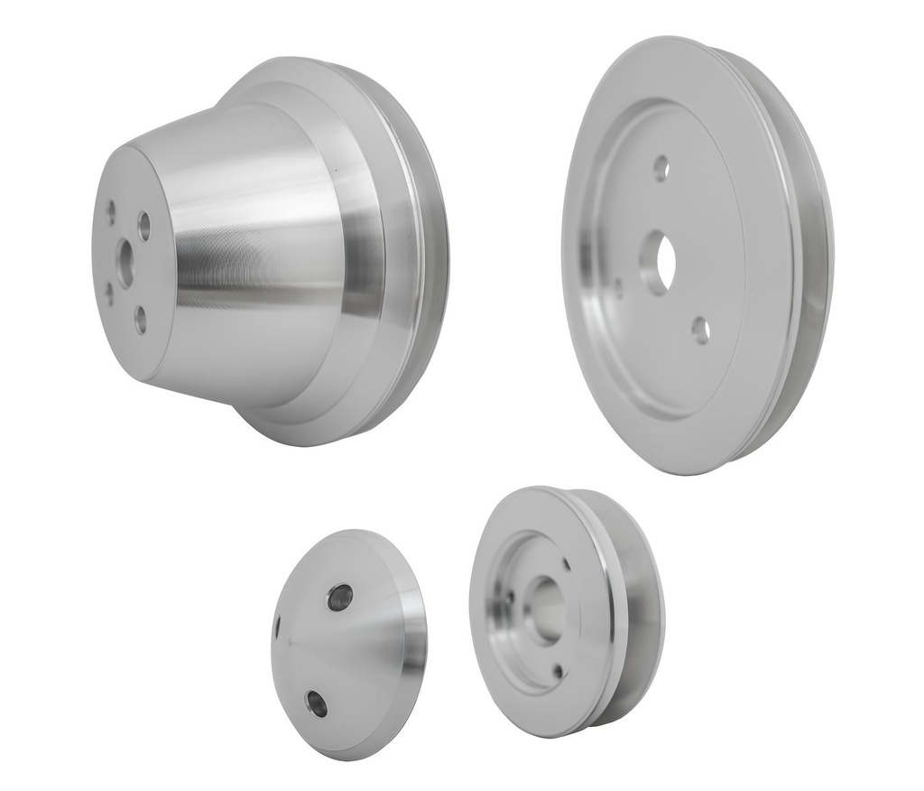 March Performance 6110: V-Belt Pulley Set - High Water Flow Ratio Small Block Chevy