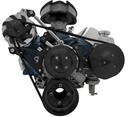 March Performance 30127-08: Ford 289-305 (5.0L) Mid Mount Serpentine Drive Kit With Saginaw Power Steering