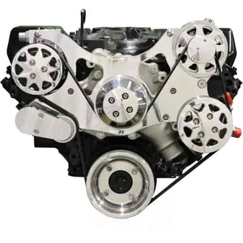 All American Billet FDS-BBF-101: Serpentine Belt Front Drive System Big Block Ford 429/460