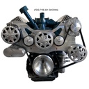 All American Billet FDS-FYB-351: FDS-FYB-351 Front Drive System for Ford FE [w/ On Board PS Reservoir, Machined Finish, w/ AC and Power Steering]