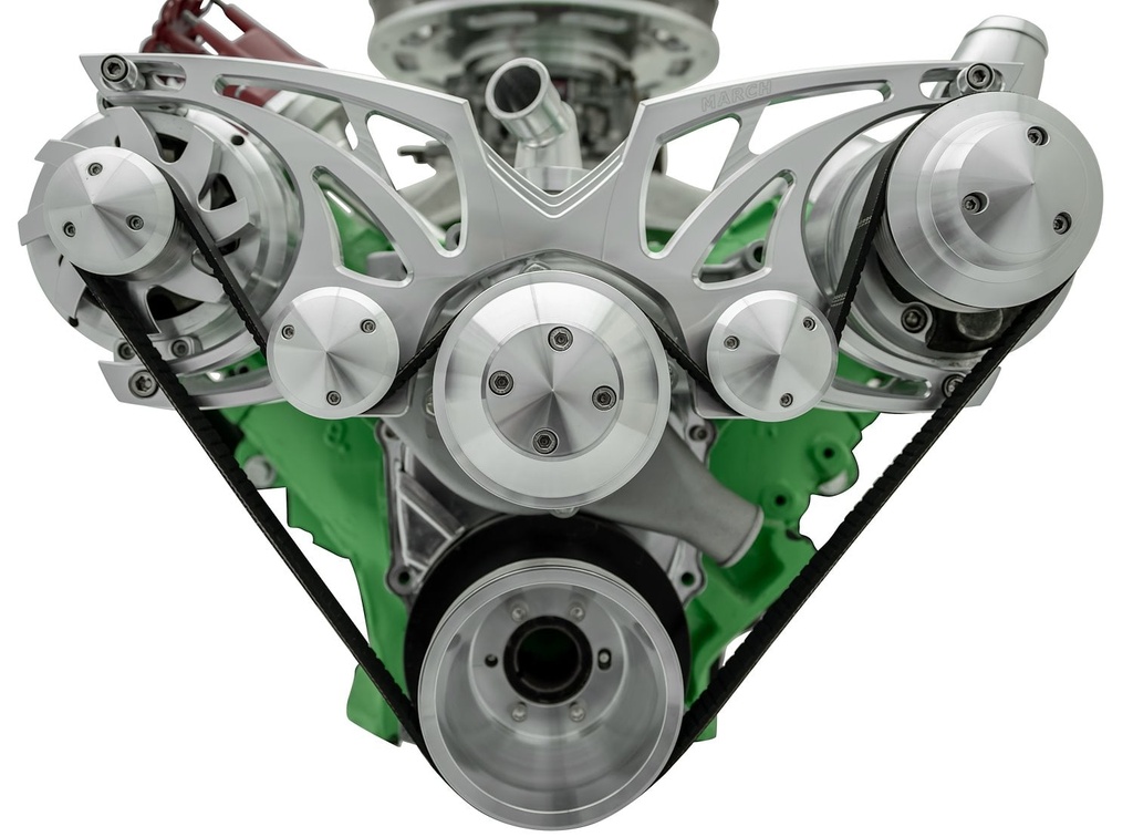 March Performance 40735: Style Track Pulley System Mopar 383-440 and Hemi
