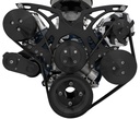 March Performance 30490-08: 30490-08 Small Block Ford Black All Inclusive Style Track Serpentine System (AC/PS/ALT)