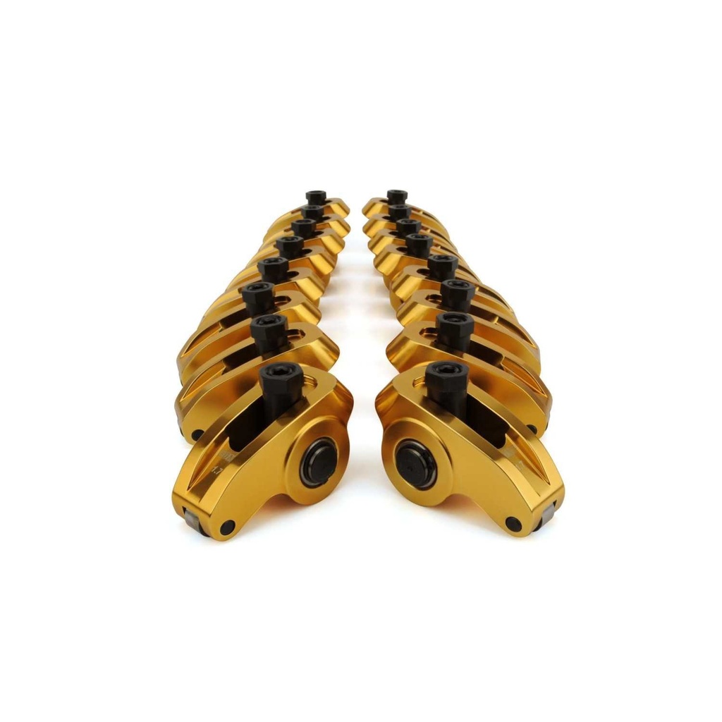 COMP Cams 19021-16: Ultra-Gold Aluminum Rocker Arm Set Big Block Chevy 396-454ci