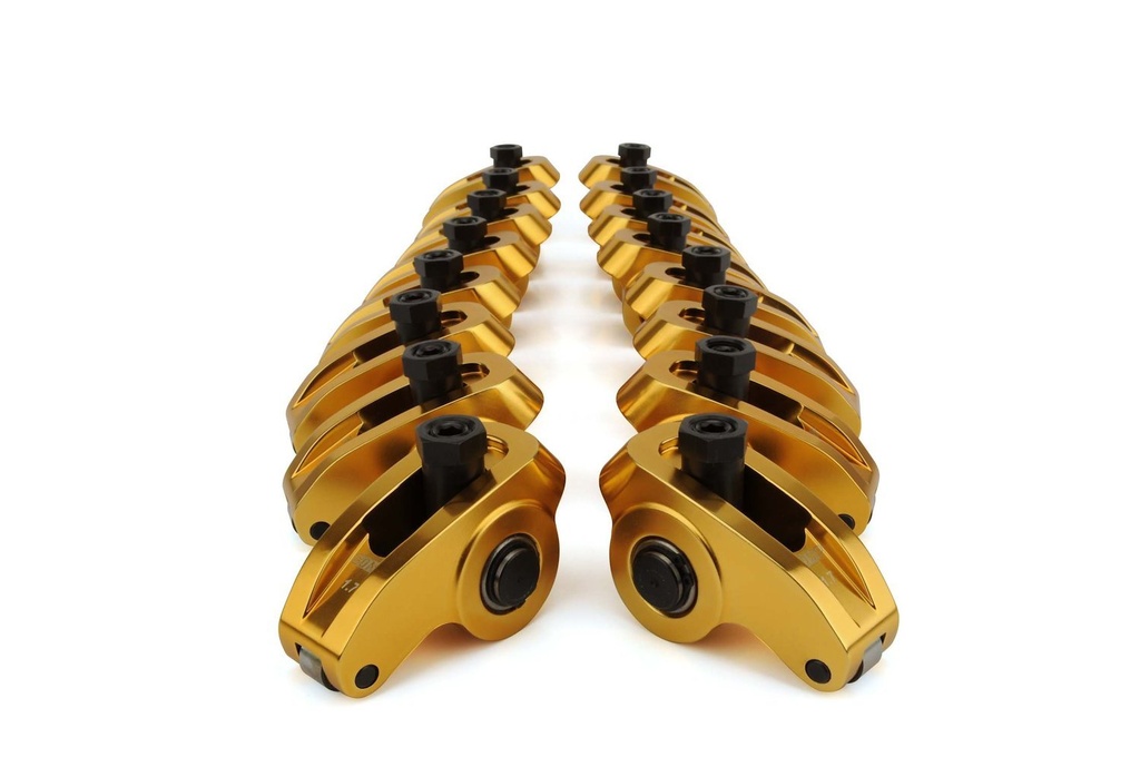 COMP Cams 19045-16: Ultra-Gold Aluminum Rocker Arm Set Ford 351C, 429-460 7/16" Stud