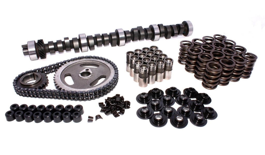 COMP Cams K32-242-4: Xtreme Energy 262H Hydraulic Flat Tappet Camshaft Complete Kit Lift .513"/.520" Duration 262°/270° RPM Range 1400-5600