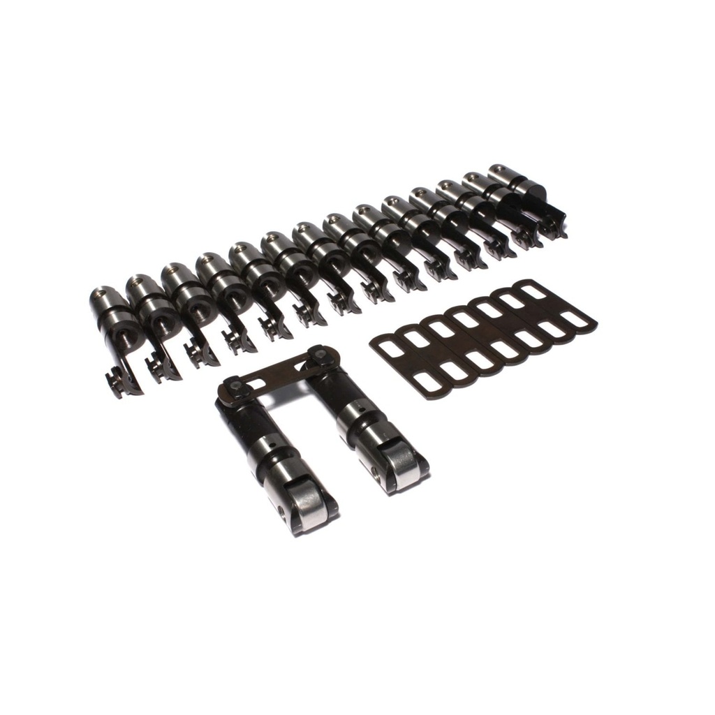 COMP Cams 8995-16: Endure-X Solid/Mechanical Roller Lifter Set Chevrolet 265-400 V8
