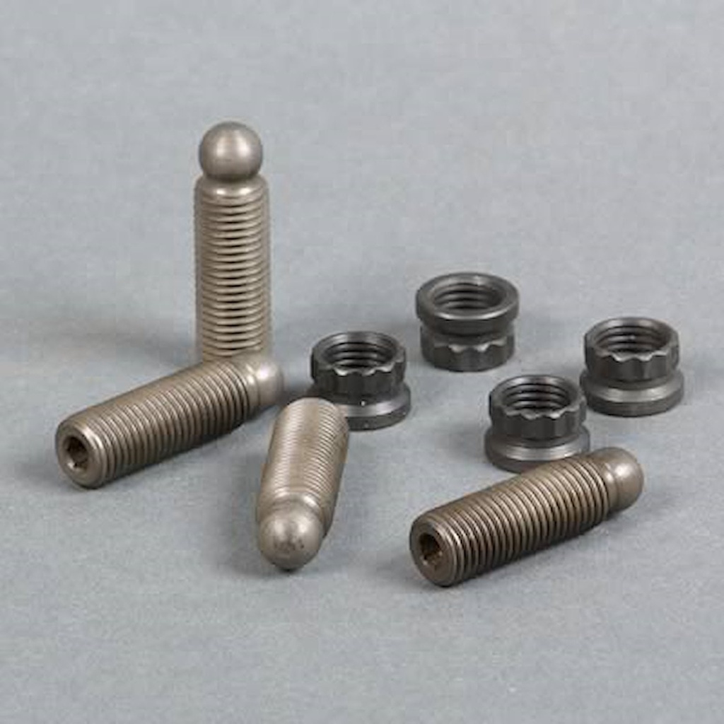 Harland Sharp FA716K: FA716K Rocker Arm Pushrod Adjusting Screws [7/16 in.-20 Thread, 3/8 in. Cap Diameter]