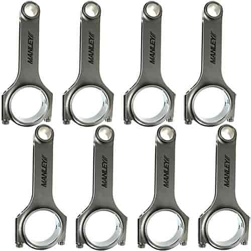 Manley 14087R-8: 14087R-8 6.1L Hemi H-Beam Connecting Rods 6.240" (Stock) Center-to-Center