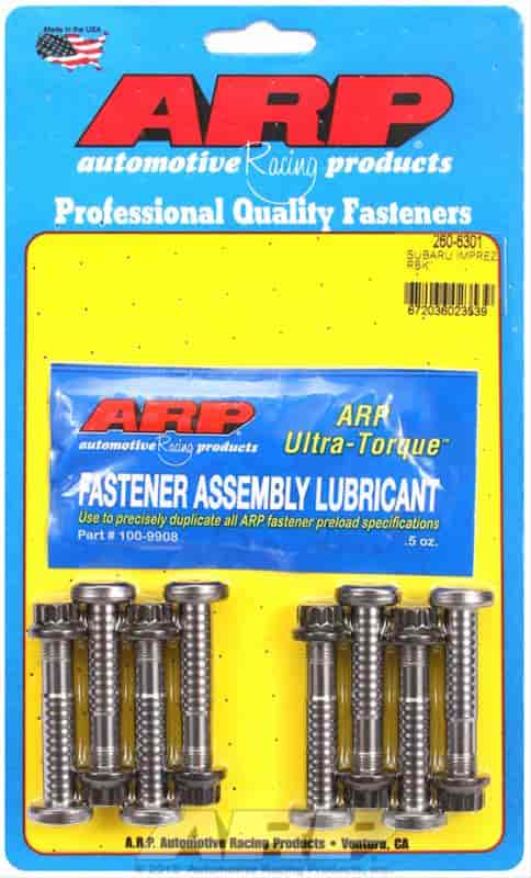 ARP 260-6301: Rod Bolt Kit for Subaru 1.8L (EJ18) & 2.2L (EJ22) SOHC, 2.5L (EJ25) DOHC Non Turbo & 2.0L (EJ20) DOHC Turbo
