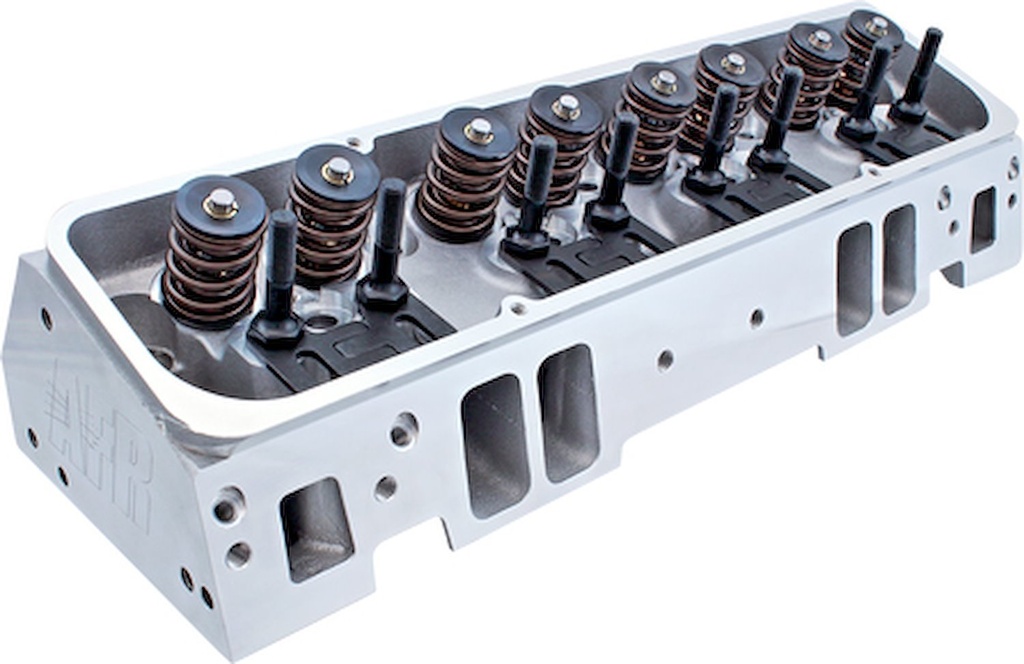 AFR - Airflow Research 1001: 1001 Fully-Assembled 195 cc Enforcer Cylinder Head for Small Block Chevy w/Straight Plugs & Hydraulic Roller Cam