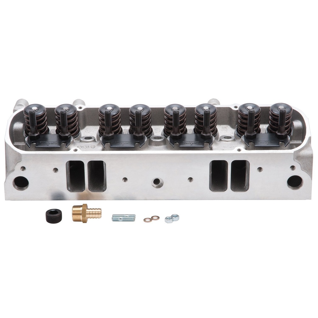 Edelbrock 61595: 61595 Performer D-Port Cylinder Head for Pontiac V8