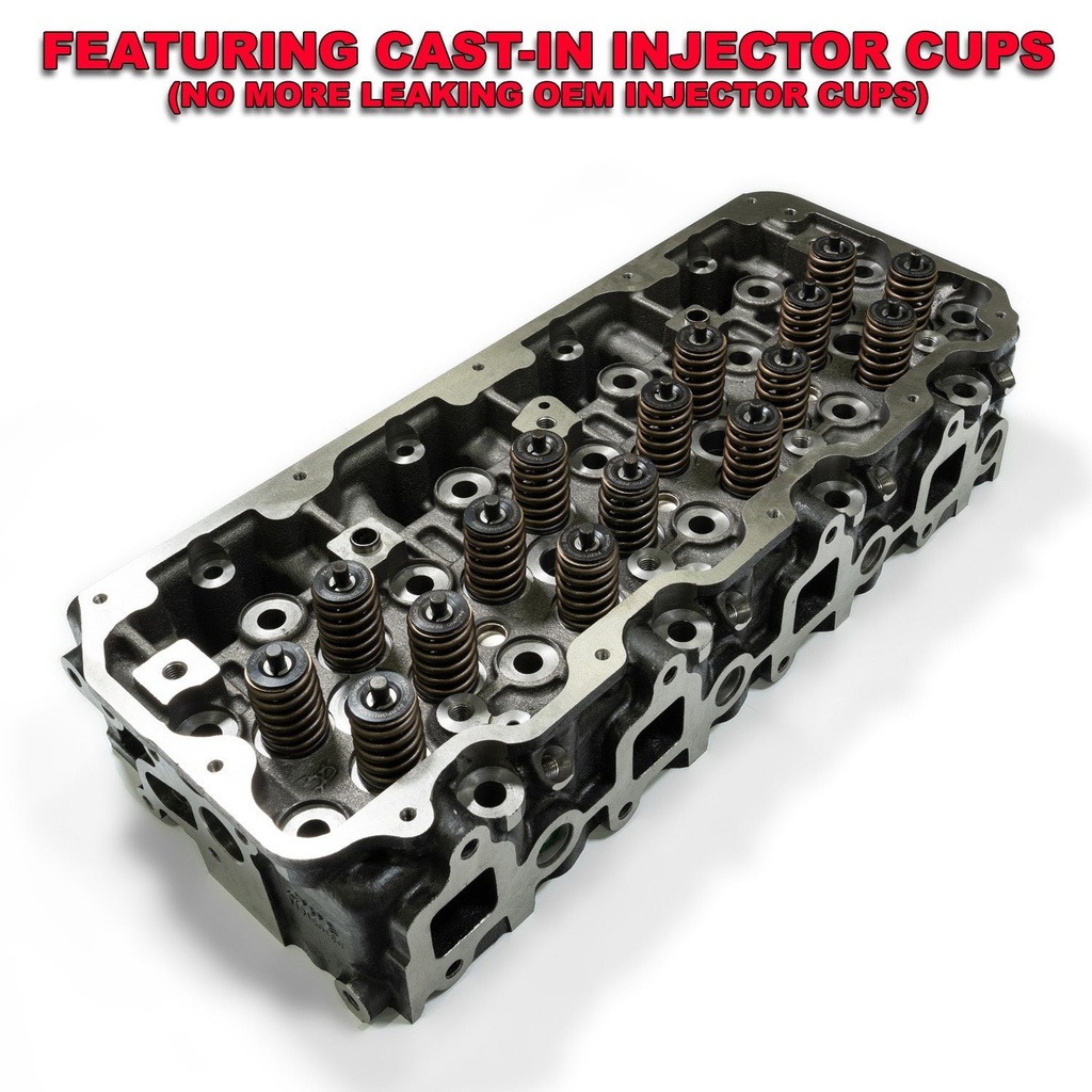 PPE Power 110100101: 110100101 Cast Iron Cylinder Head for 2001-2004 Chevrolet/GMC Silverado/Sierra 2500/3500 LB7 [Assembled]