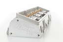 FLOTEK Cylinder Heads 1200-AC-500S: 1200-AC-500S Aluminum Cylinder Head w/200 cc Intake Ports for Small Block Chevy Engines, Straight Plugs [Bare]