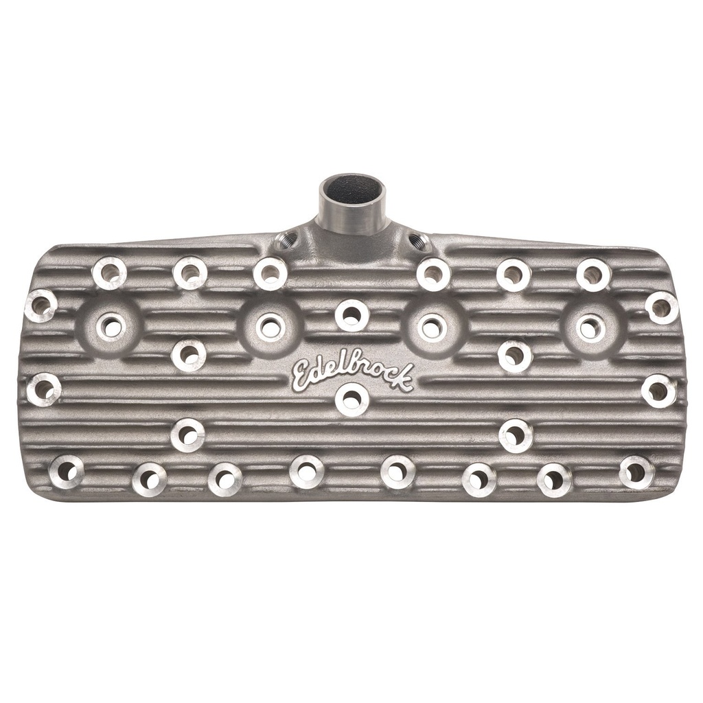 Edelbrock 1125: Ford Flathead Aluminum Cylinder Heads with Script Logo