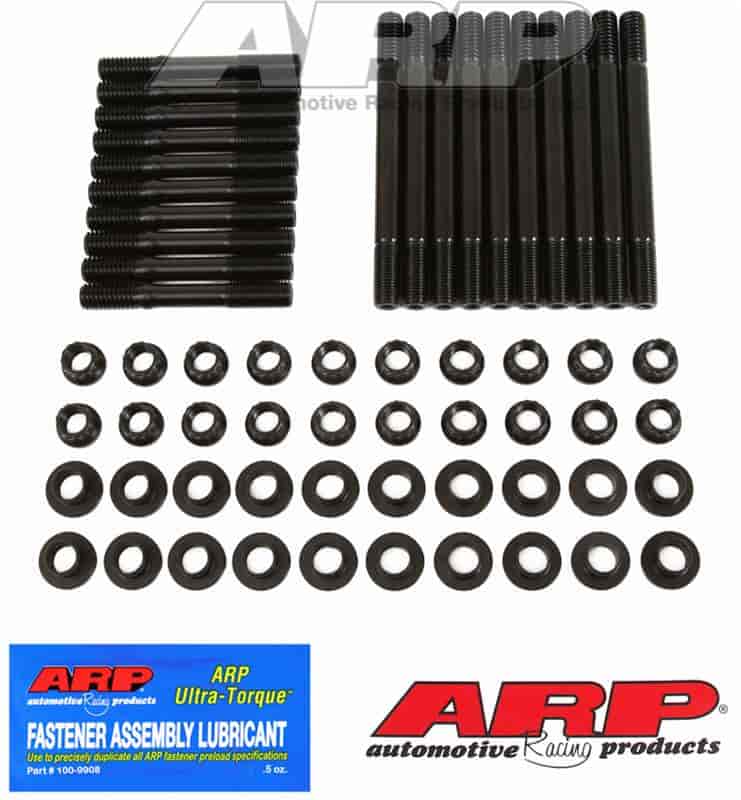 ARP 254-4705: Head Studs w/12-Point Nuts (U/Cut Studs) Small Block Ford 289-302 5.9L w/350 Windsor Head