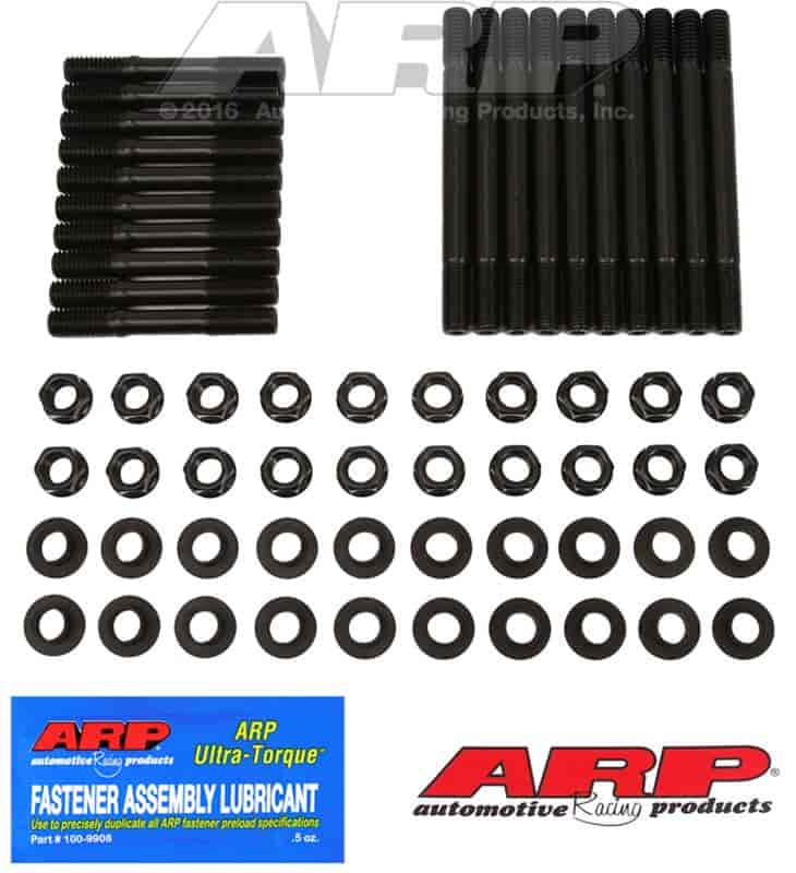 ARP 254-4405: Head Studs w/Hex Nuts (U/Cut) SB Ford 289-302 5.9L w/350 Windsor Head