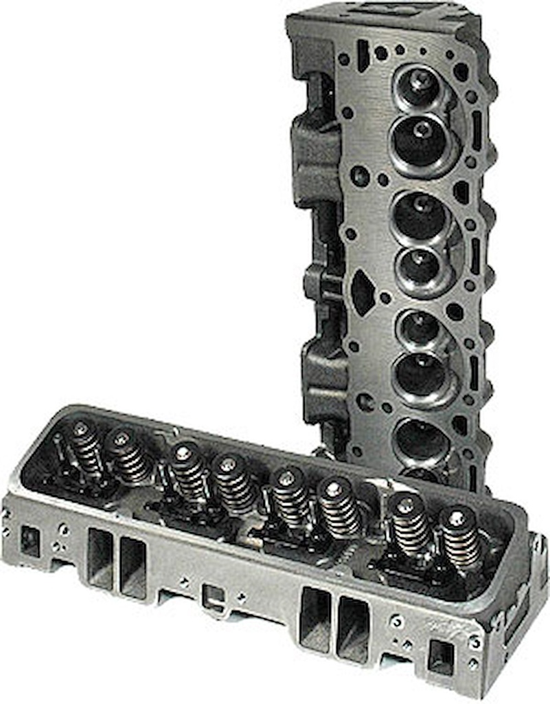 ProMaxx Performance 2151: Cast Iron Small Block Chevy Vortec Cylinder Heads Assembled