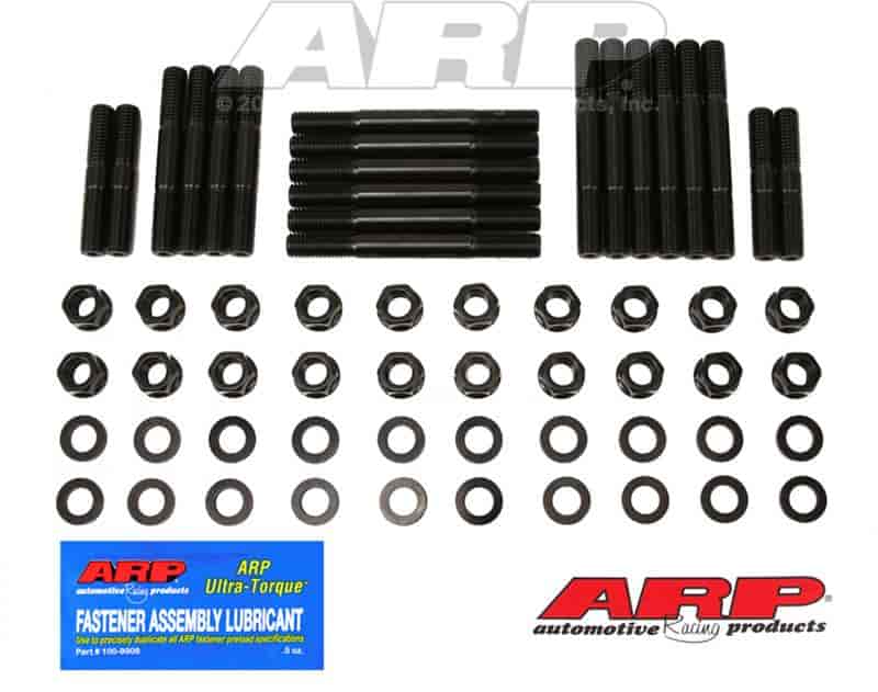 ARP 190-4003: Head Studs with Hex Nuts 1968-74 Pontiac 400 Ram Air 2 and 4, 455 HO and 455 Super Duty with Round Port Heads