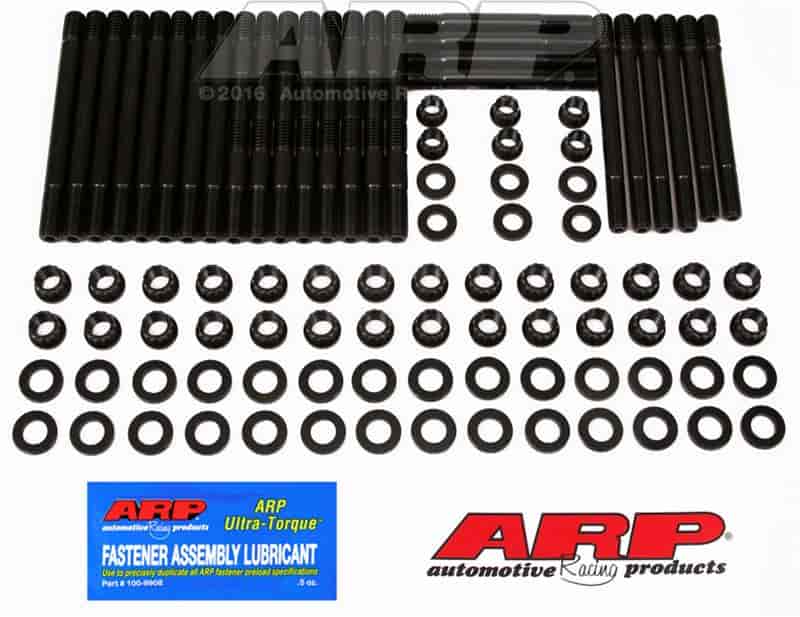 ARP 234-4321: Head Studs w/12-Point Nuts Small Block Chevy Raised Runner 18° Brodix