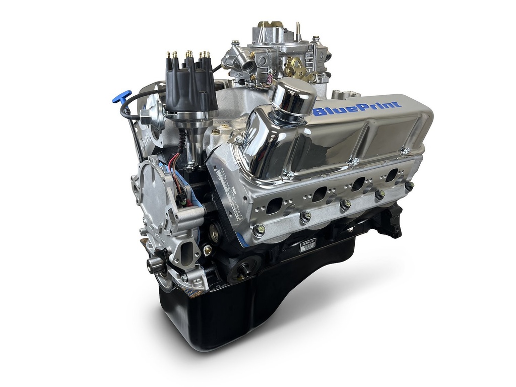 Blueprint Engines BPF4089CTC: BPF4089CTC Ford Small Block 408 ci. Base Dressed Carbureted Crate Engine [Front Sump]