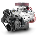 Blueprint Engines BP350CTFK: BP350CTFK GM Compatible Small Block Chevy 350 ci. Deluxe Dressed Fuel Injected Crate Engine w/Black Pulley Kit [341 HP]