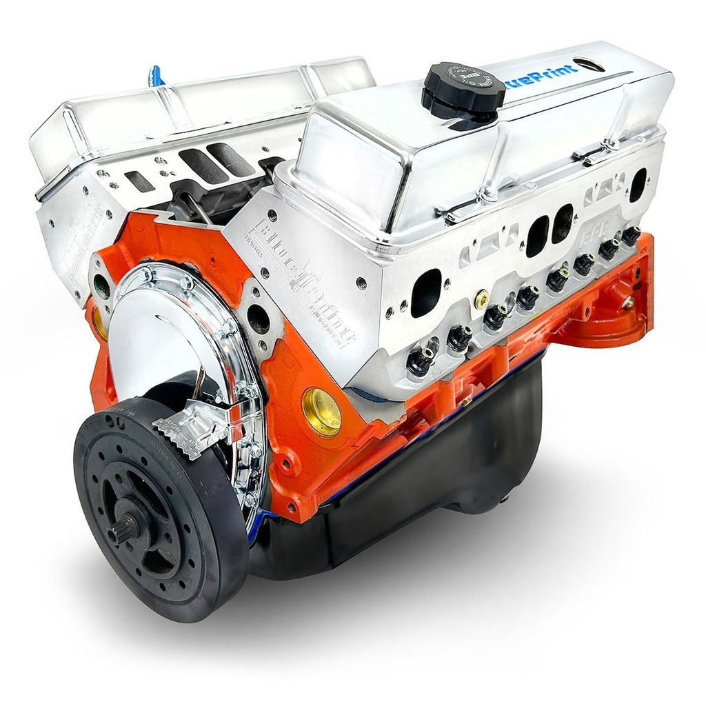 Blueprint Engines BP38317CT1: BP38317CT1 GM Compatible Small Block Chevy 383 ci. Power Adder Long Block [415 HP]