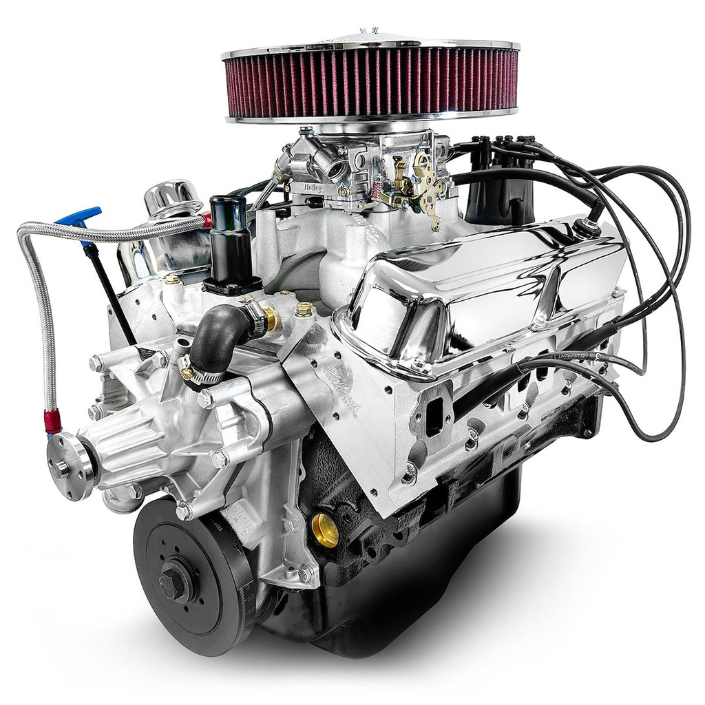 Blueprint Engines BPC4085CTCD: BPC4085CTCD Chrysler Small Block Compatible 408 ci. Stroker Deluxe Dressed Engine [465 HP]