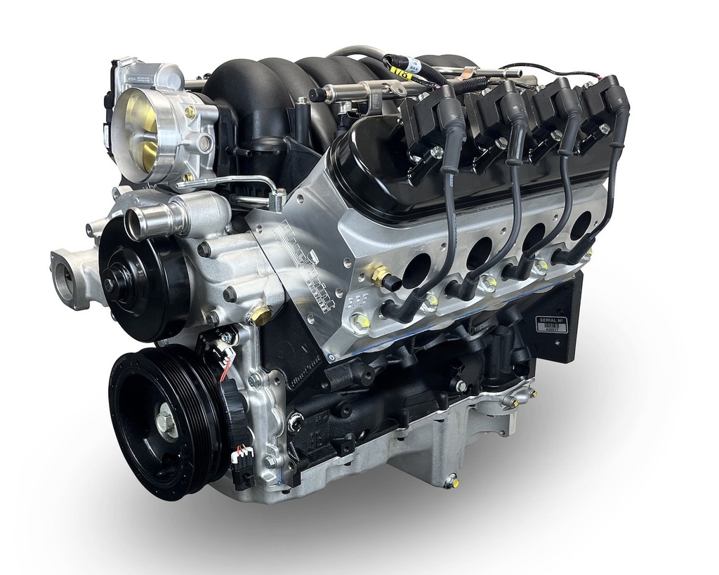 Blueprint Engines PSLS4273CTF: PSLS4273CTF GM LS 427 ci. (7.0L) ProSeries Base Dressed Engine w/GM Plastic Intake Manifold [605 HP]