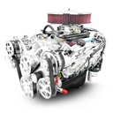 Blueprint Engines BP38318MPFIK: BP38318MPFIK GM Small Block Compatible 383 ci. Multi-Port Fuel Injected Crate Engine w/Polished Pulley Kit