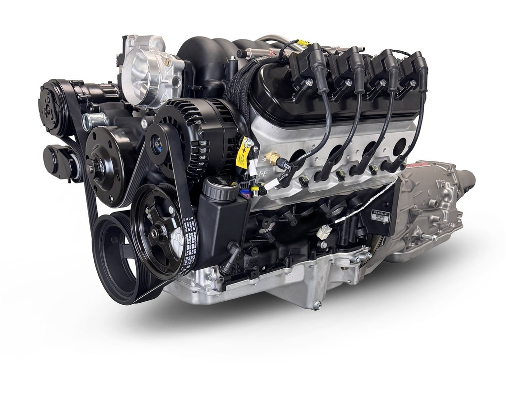 Blueprint Engines BLS4273KB4L7: BLS4273KB4L7 Standard Edition GM LS Compatible Builder Series, EFI, Black Pulley Kit