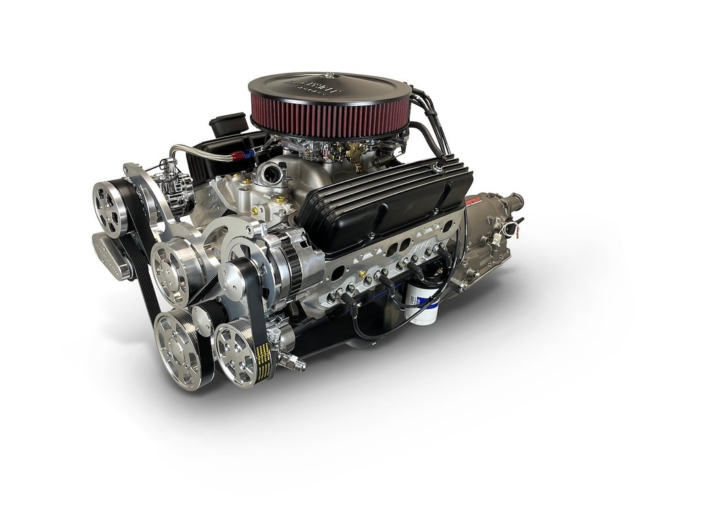 Blueprint Engines B383K700: B383K700 Standard Edition GM Compatible Builder Series, Carb, Polished Pulley Kit