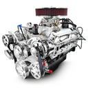 Blueprint Engines BPC4085CTCK: BPC4085CTCK Chrysler Small Block Compatible 408 ci. Stroker Deluxe Dressed Engine w/Polished Pulley Kit [465 HP]