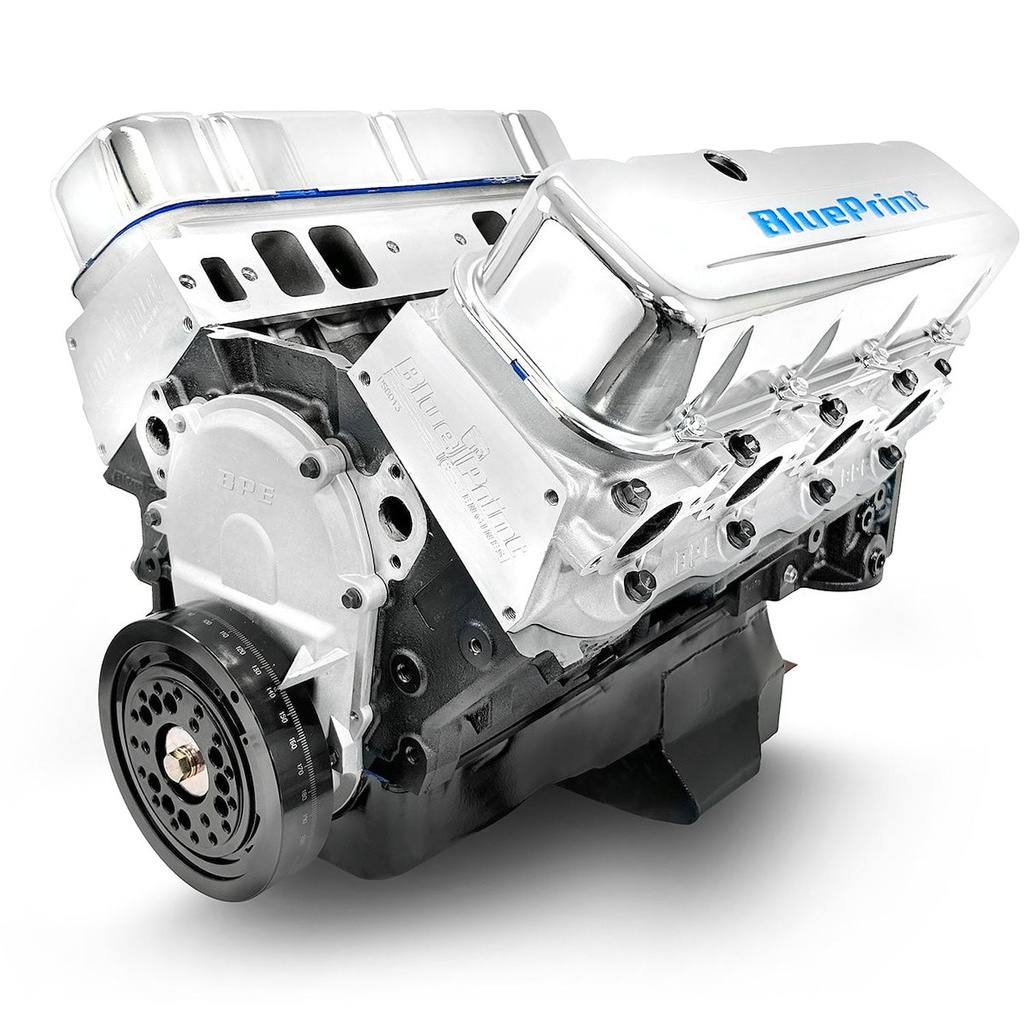 Blueprint Engines BP49611CT: BP49611CT GM Compatible Big Block Chevy 496 ci. Long Block for Power Adders [561 HP]