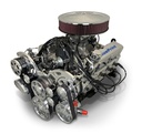 Blueprint Engines BP3479RCTFK: BP3479CTFKB Ford Small Block Compatible 347 ci. Crate Engine w/Black Pulley Kit [Front Sump]