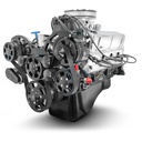 Blueprint Engines BP302CTFKB: BP302CTFKB Ford Small Block Compatible 302 ci. Crate Engine w/Black Pulley Kit [Front Sump]
