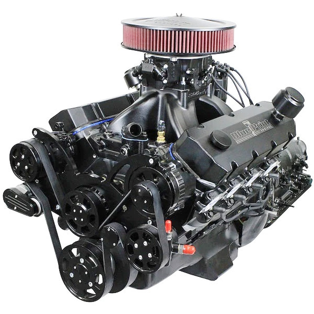 Blueprint Engines B632FKB4L8X: B632FKB4L8X Standard Edition GM Compatible Builder Series, EFI, Black Pulley Kit