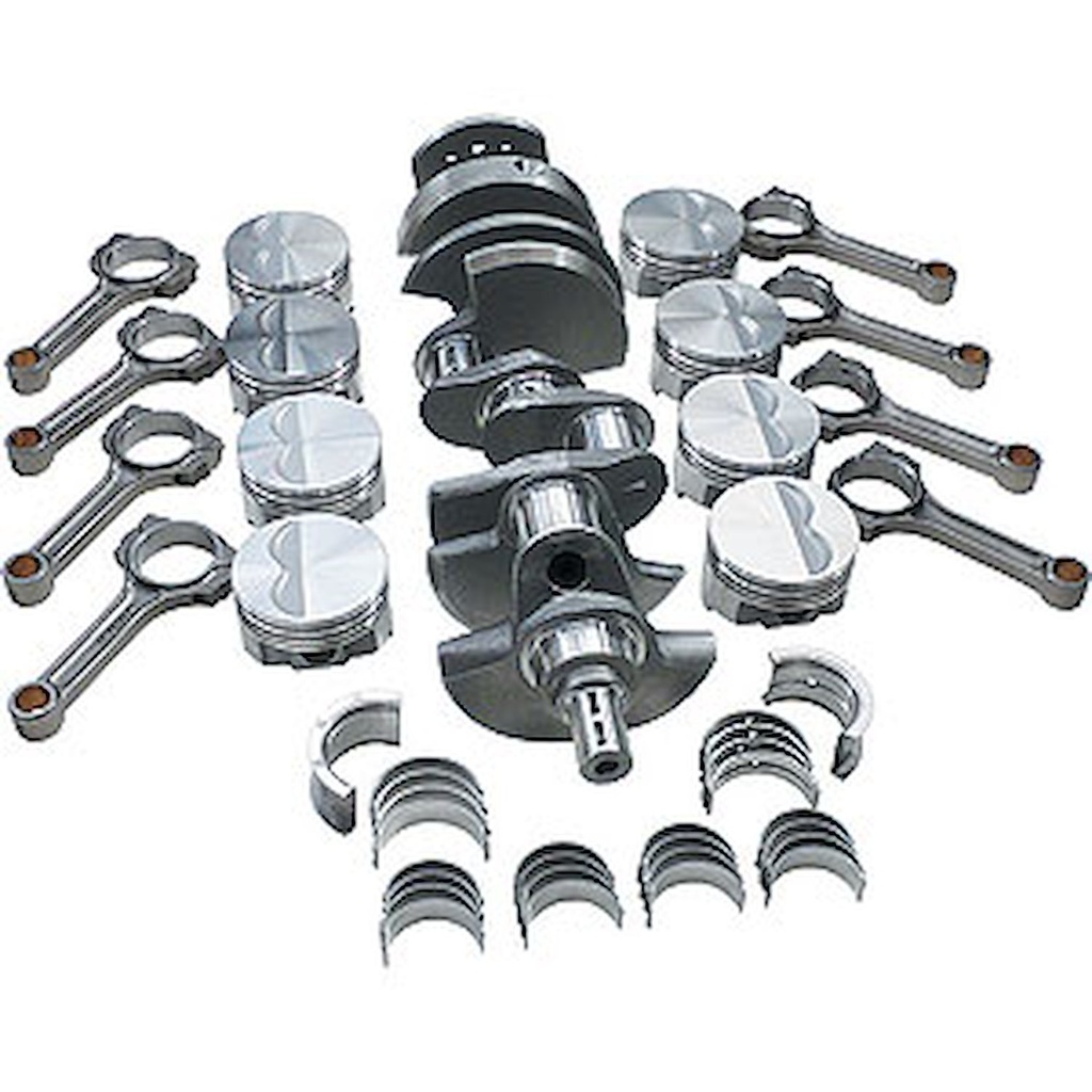 Scat 1-90155BI: Chevy 350 Series 9000 Cast Street/Strip Rotating Assembly 355ci