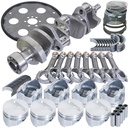 Eagle B13055L04053: Eagle Chevy Small Block 1pc Seal Balanced Street and Strip Rotating Assemblies