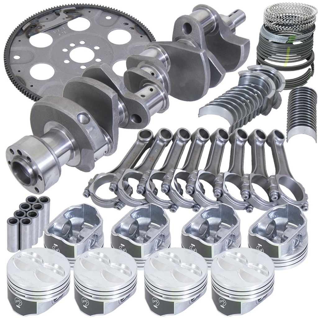 Eagle B15402L03053: Small Block Chevy Street & Strip Rotating Assembly [355 ci, 1 Piece Rear Main Seal]