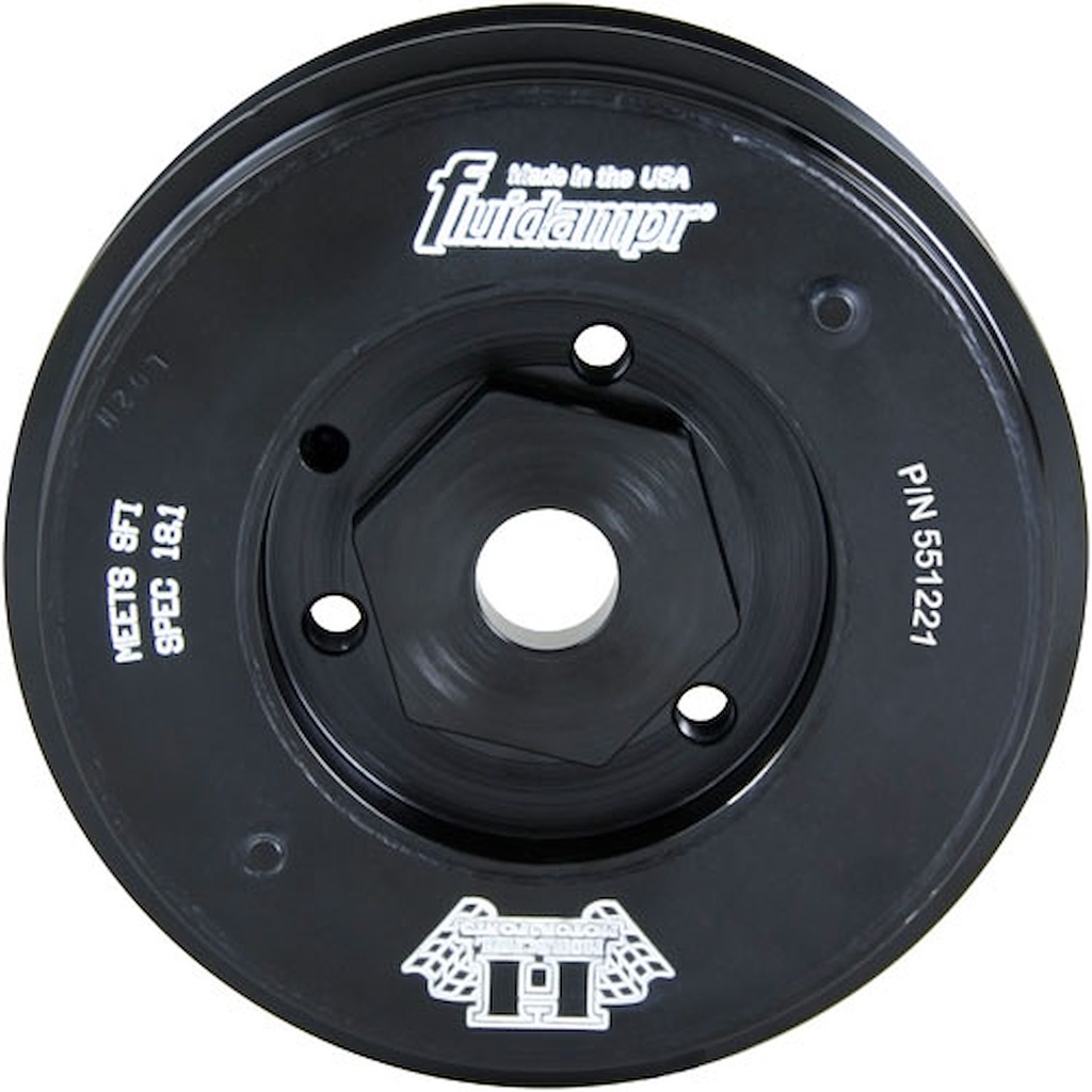 Fluidampr 551221: Street Series Harmonic Damper Volkswagen 2.8L-3.6L VR 6 Engines