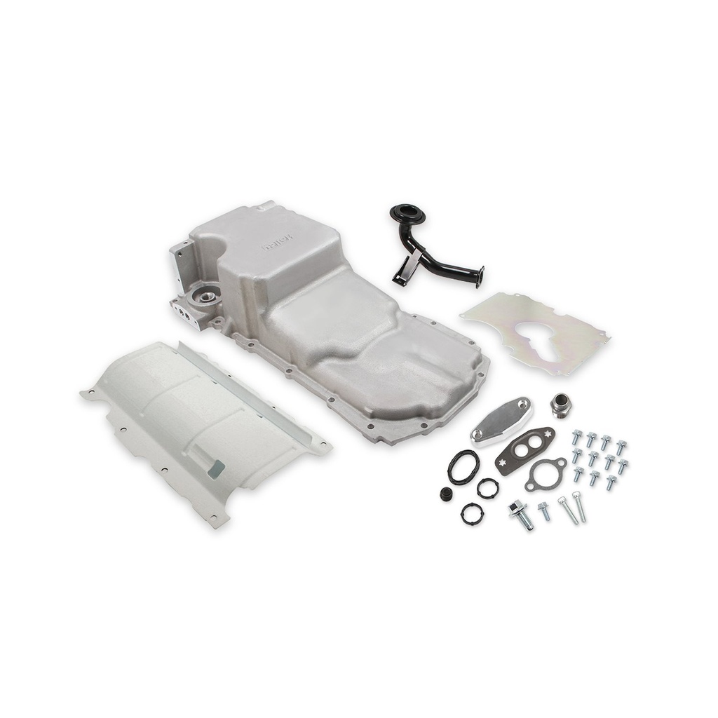 Holley 302-20: 302-20 GM Gen V LT Retro-Fit Oil Pan with Turbo Oil or PVC Return Port