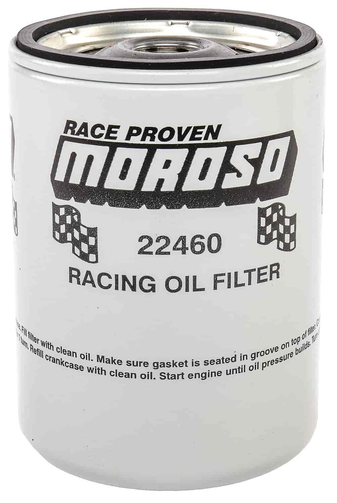 Moroso 22460: Racing Oil Filter Chevy Style